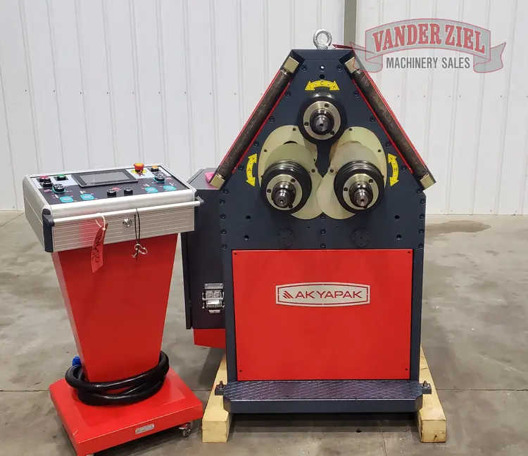 New | in-Stock 2021 AKYAPAK APK 61 Angle Bending Rolls Michigan US | Vander Ziel Machinery Sales #480202