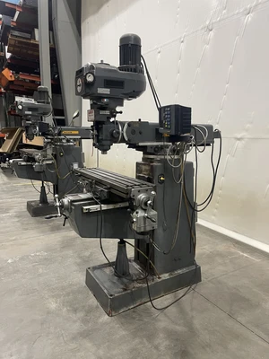 Lagun 10″ x 44″ Table Vertical Knee Mill, Model FTV-1, 3 HP