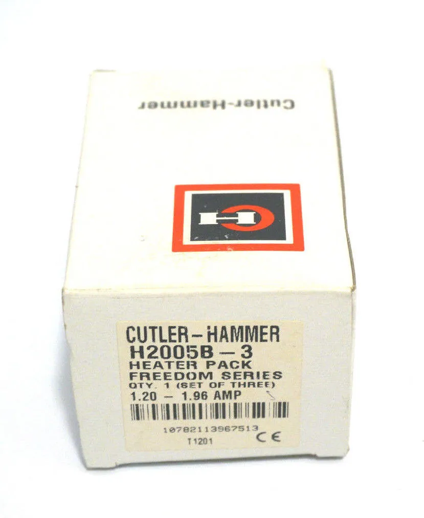 3 NEW CUTLER HAMMER H2005B-3 HEATER ELEMENT H2005B3