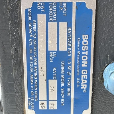 NEW Boston Gear F724E-20-B7-G6