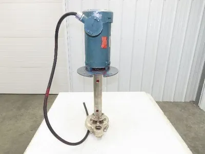 Graymills Superflo Agitator 1.5" Vertical Immersion Ink Tank Pump 2Hp 460V 3PH