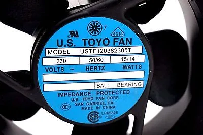NEW U.S. TOYO USTF120382305T FAN 230V 5./60 HZ