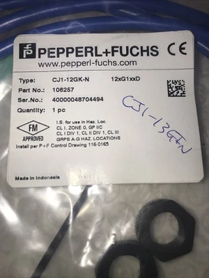 NEW PEPPERL & FUCHS CJ1-12GK-N