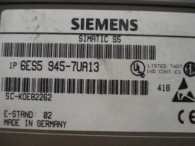 USED SIEMENS 6ES5-945-7UA13 CPU MODULE 945 FOR S5-115V 256K