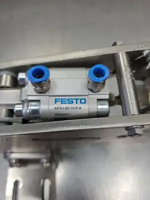FESTO AEVU-20-10-P-A Single Arm Pneumatic Cylinder. 6E-7