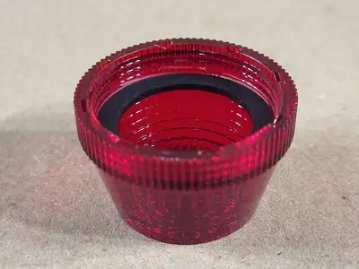 30 mm Red Pilot Light Lens Cap