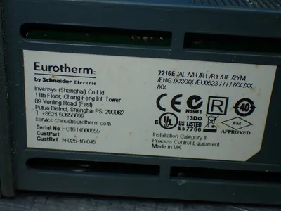 Used EUROTHERM 2216E/AL/VH/R1/R1/RF/2YM/ENG/XXXXX/EU0523 Temperature Controls Ohio US | HGR 24 #802928