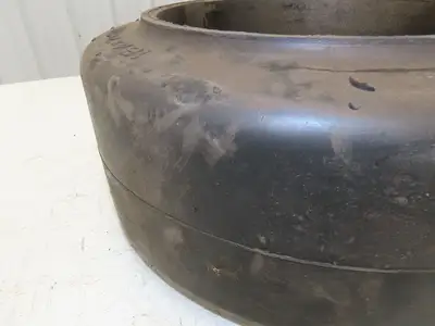 Industrial Limited 16.25x7x11.25 Forklift Tire Smooth Solid Press Black Lot of 2