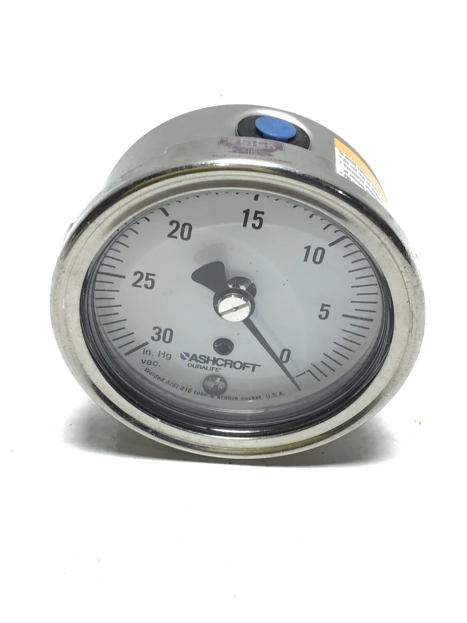 Ashcroft 25-1009-AW-02B-30/0IMV-XUC Duralife Pressure Gauge 2-1/2 in