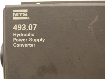 MTS Systems Corp. 493.07 Hydraulic Power Supply Converter 24VDC HPS Control
