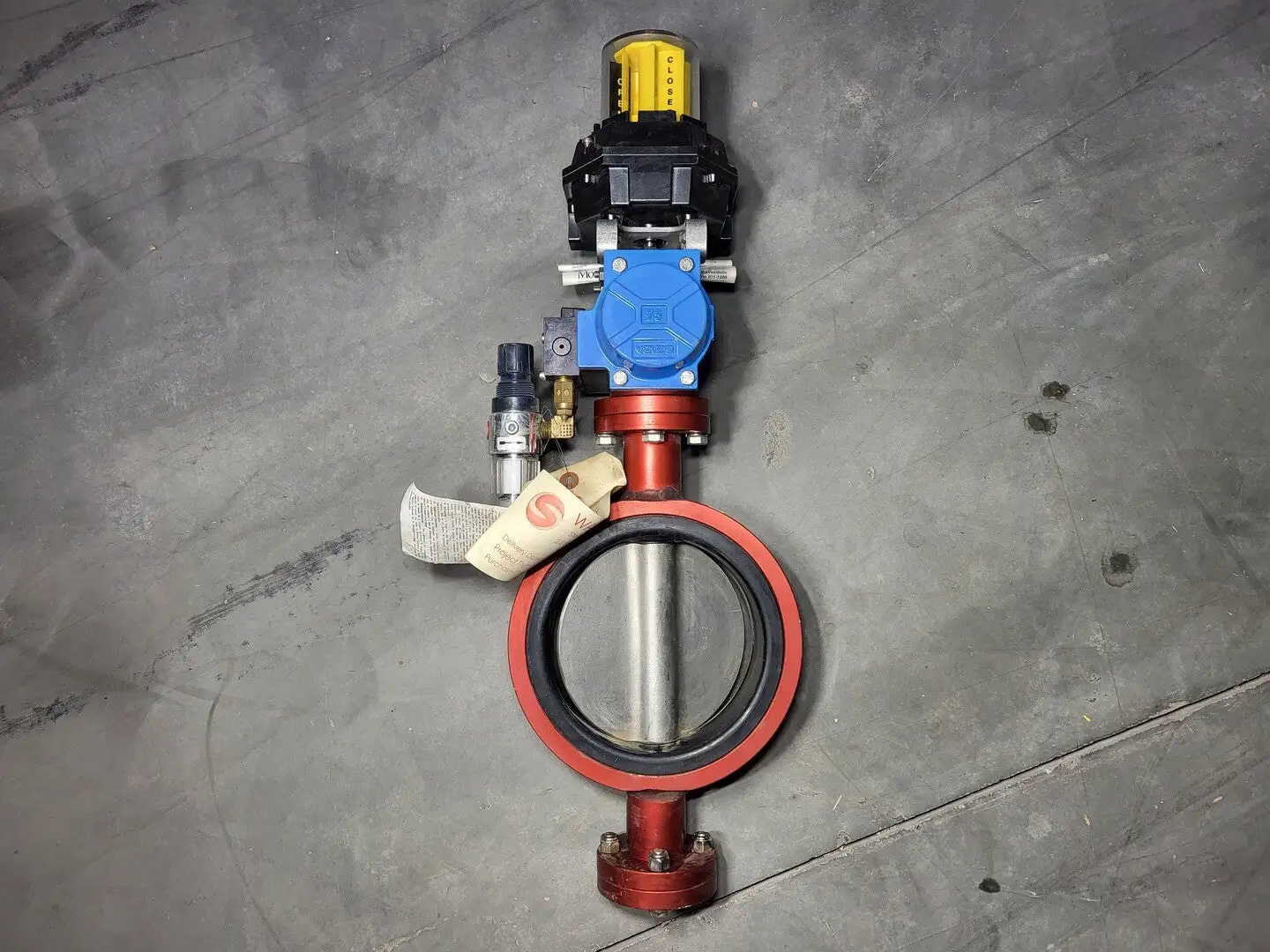 6" Butterfly Valve 4216, w/ Actuator DA75, Monitor FSYB-5T20