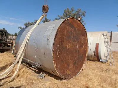 Tank, 6,000 Gallon, C/st, Vertical, Fructose, Epoxy, Jkt, #S737951