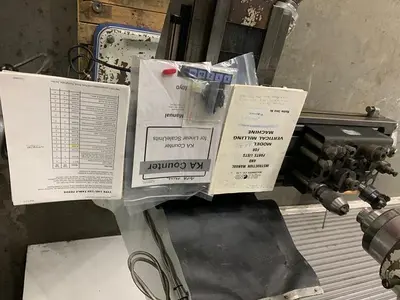 Acra AM2V 3HP Variable Speed Vertical Milling Machine – Power Feed, DRO, Tooling, New 1996!