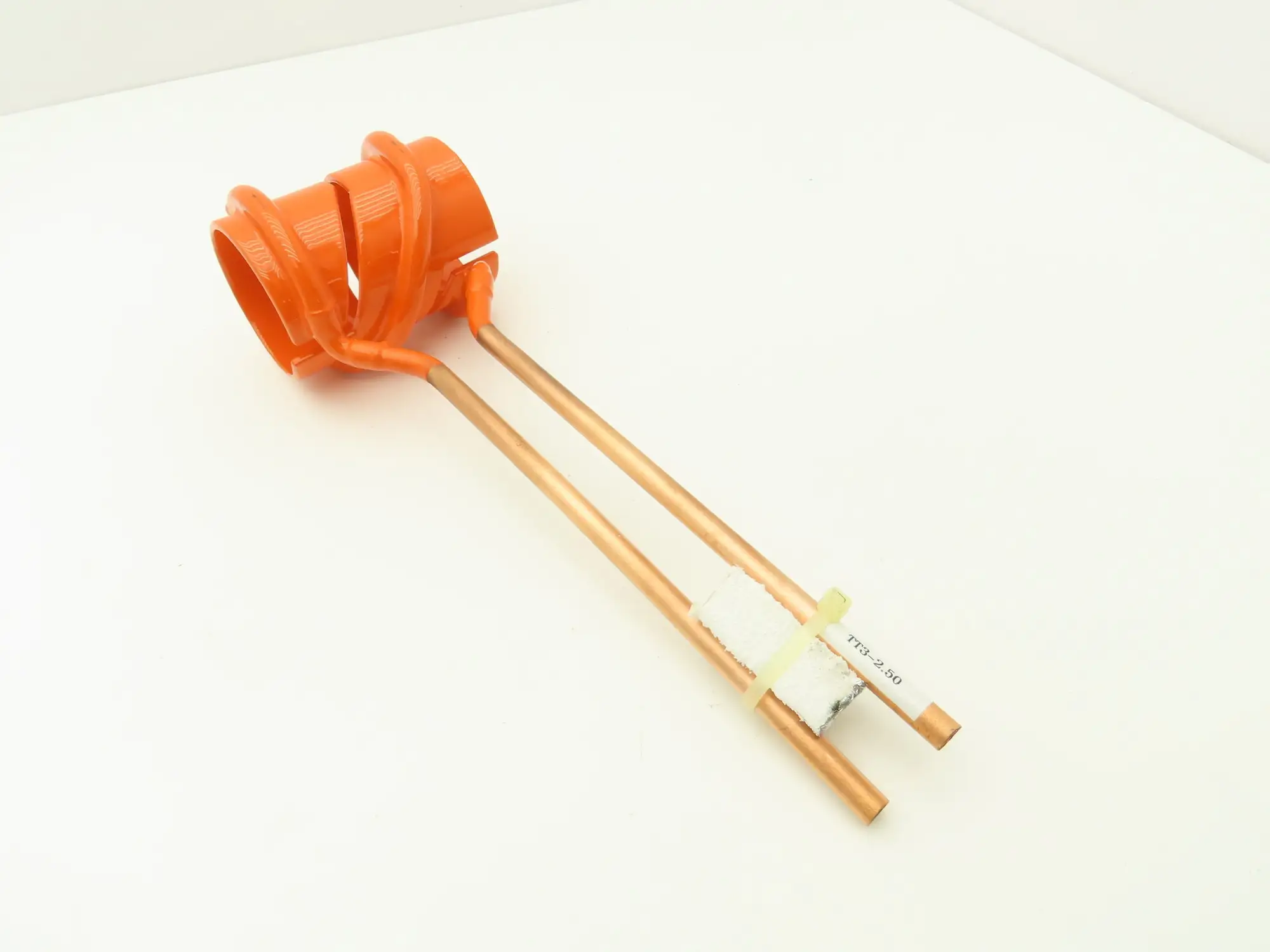 Thermatool TT3-2.00 Induction Heating Coil Band 2"ID x 4" Double Turn 3/8" Tube