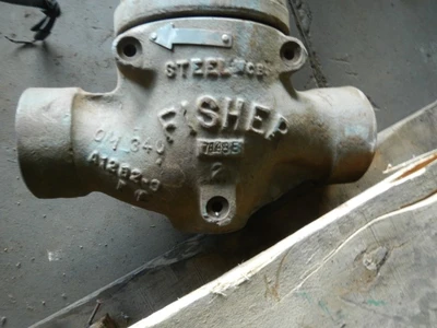 Fisher 2" 600 Class, WCB Steel Socket Weld Control Valve