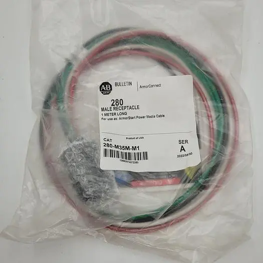 New | in-Stock ALLEN-BRADLEY ALLEN BRADLEY 280 MALE RECEPTACLE 1 METER LONG 280-M35M-M1 Universal Pressure Meters | ND Industrial Surplus #1218031