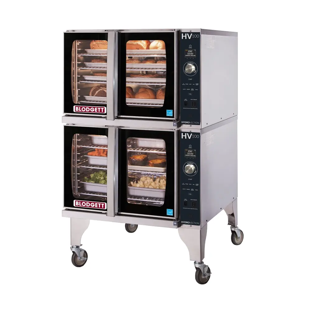 Blodgett HV-100G Hydrovection™ Single Full Size Natural Gas Convection Oven - Stacking Kit, 60,000 BTU