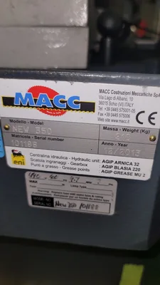 MACC New 350 Cold Cut Saw
