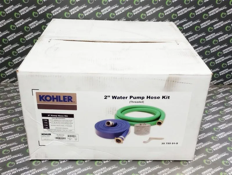 Kohler 35 755 01-S 2" Pump Hose Kit Suction Discharge & Strainer WP20
