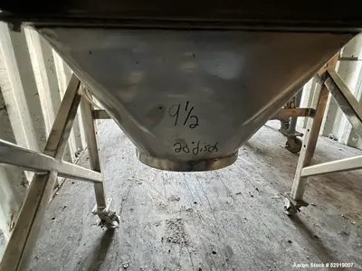 Used Paul O Abbe Stainless Steel Fluidizer – 0.7 Cu Ft for Sale