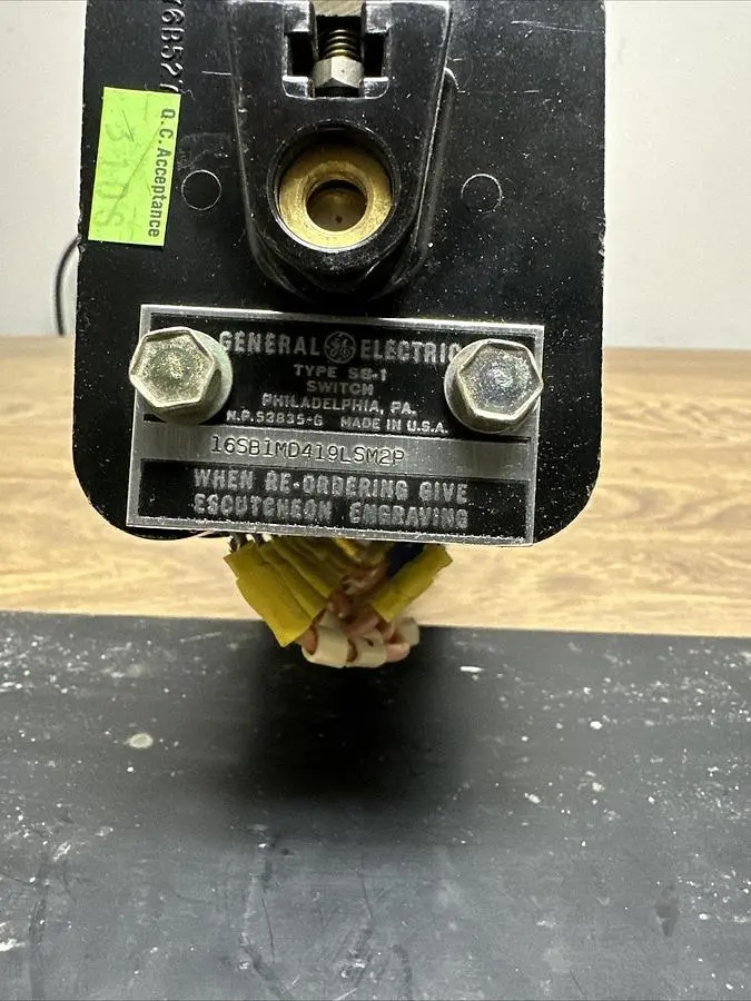 Used GENERAL ELECTRIC 16SB1MD419LSM2P Miscellaneous Equipment (Electrical & Power) Ohio US | Surplus Asset Holdings #1236953