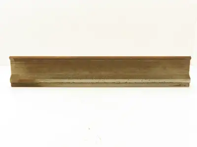 Press Brake Gooseneck Punch Die 25-7/16" Long 90° V 3/8" Finger 3-3/4" H