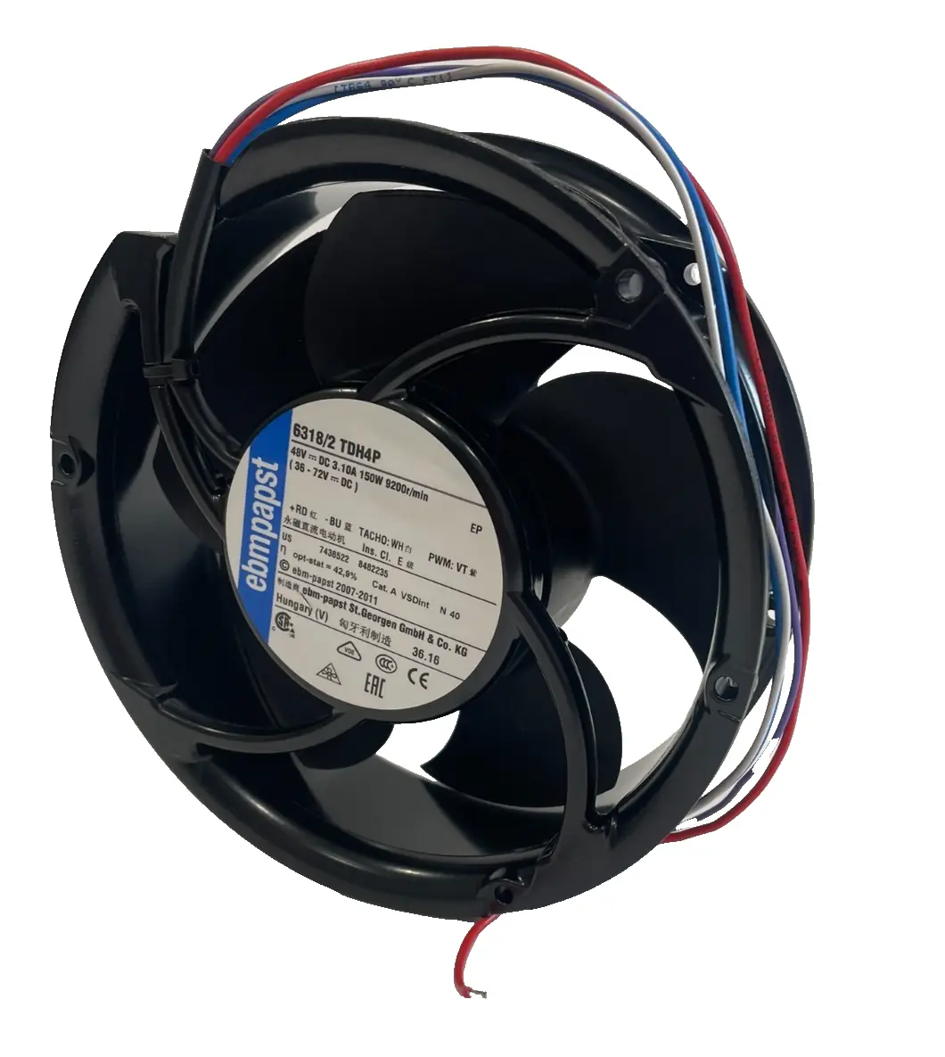NEW EBM -PAPST 6318/2TDH4P AXIAL FAN 63182TDH4P