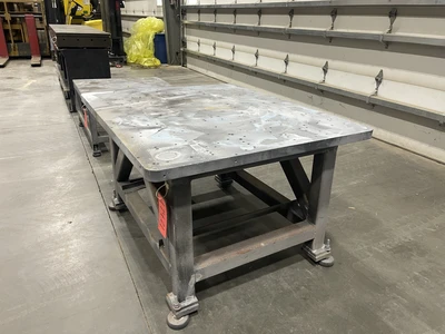 40″ x 48″ x 29″ H Steel Table, 1.5″ Thick