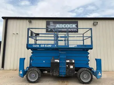 Used 2016 GENIE GS5390RT Scissor Lifters Texas US | Adcock Equipment USA #1519456