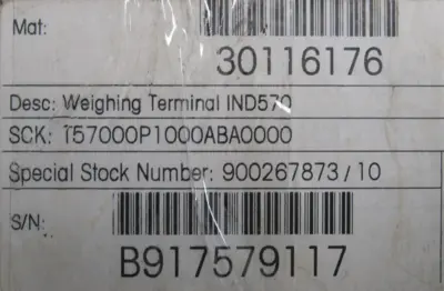 NEW METTLER TOLEDO IND570 WEIGHING TERMINAL