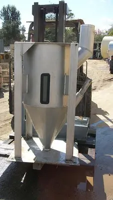 Hopper, 22" x 25", Alum, 23" Cone Bottom #S740137