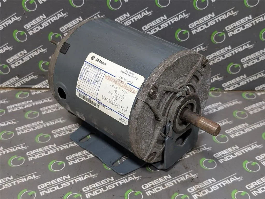 General Electric 5KH49MN6057S AC Fan Motor 115VAC 1/4HP 1140 RPM 56 Frame Used