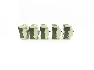 Fuji Electric BW50RAGU-3P005 3-Pole Auto Circuit Breaker 5A 500V 3Ph Lot of 5