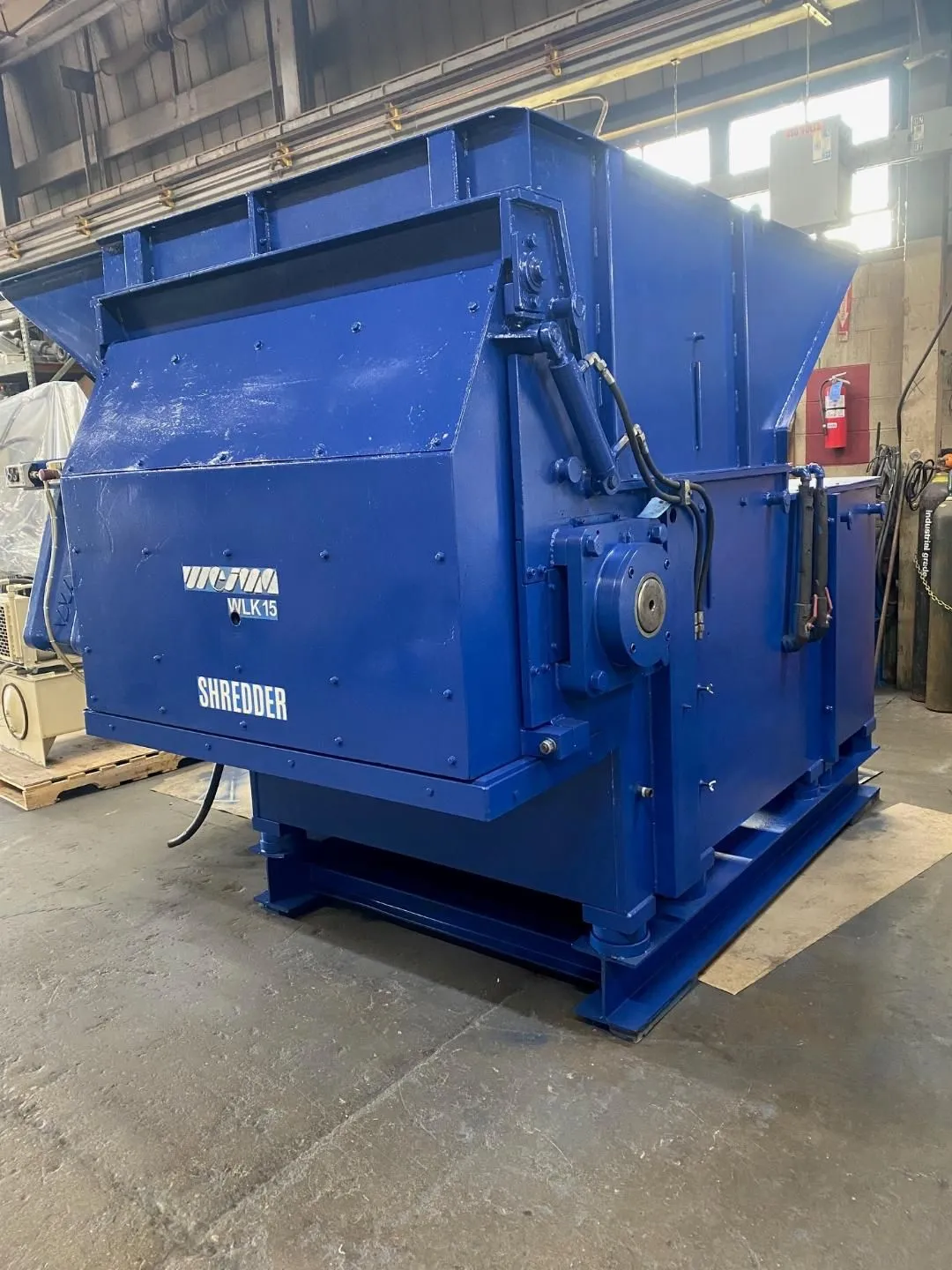 Weima WLK 15 Film & Fiber Shredder 150 HP