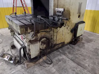 220 TON AIDA MODEL #NC1-200(2) GAP FRAME PRESS, WITH 9.84" STROKE: STOCK #22203