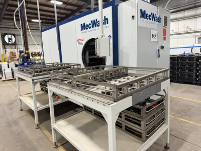 2022 MECWASH MAXI 1200 Rotary Basket Washer | Benchmark Machine Tools (19)