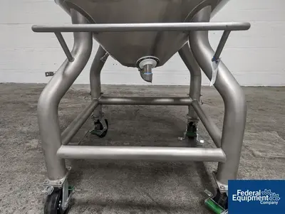 USED A&M Process 500 Liter A&B Process Receiver Tank, 316 S/S, 44/150#