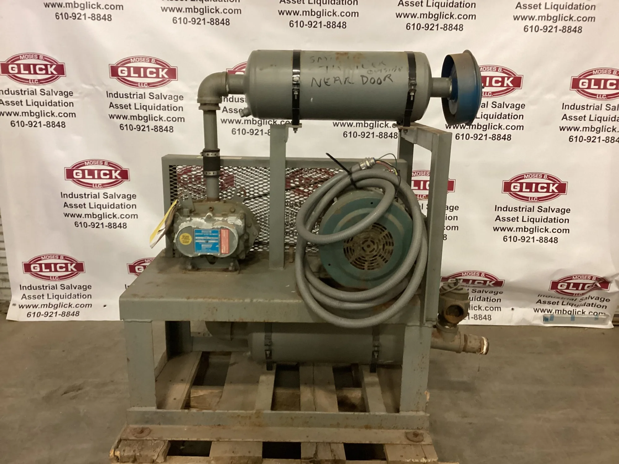Roots 32 U-RAI Rotary Positive Blower 10HP 3PH w/ Silencer