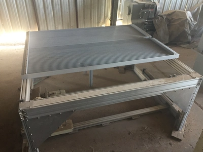 36" Tannewitz traveling head Plate/Block Saw #4063