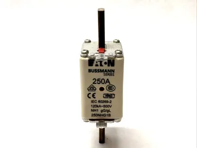 Eaton 250NHG1B Low Voltage NH Fuse Live Gripping Lug 500V 250A 120 kAIC - New