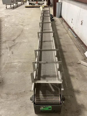 Powered Belt Conveyor 214” x 13” x 9”, 12” Belt Width