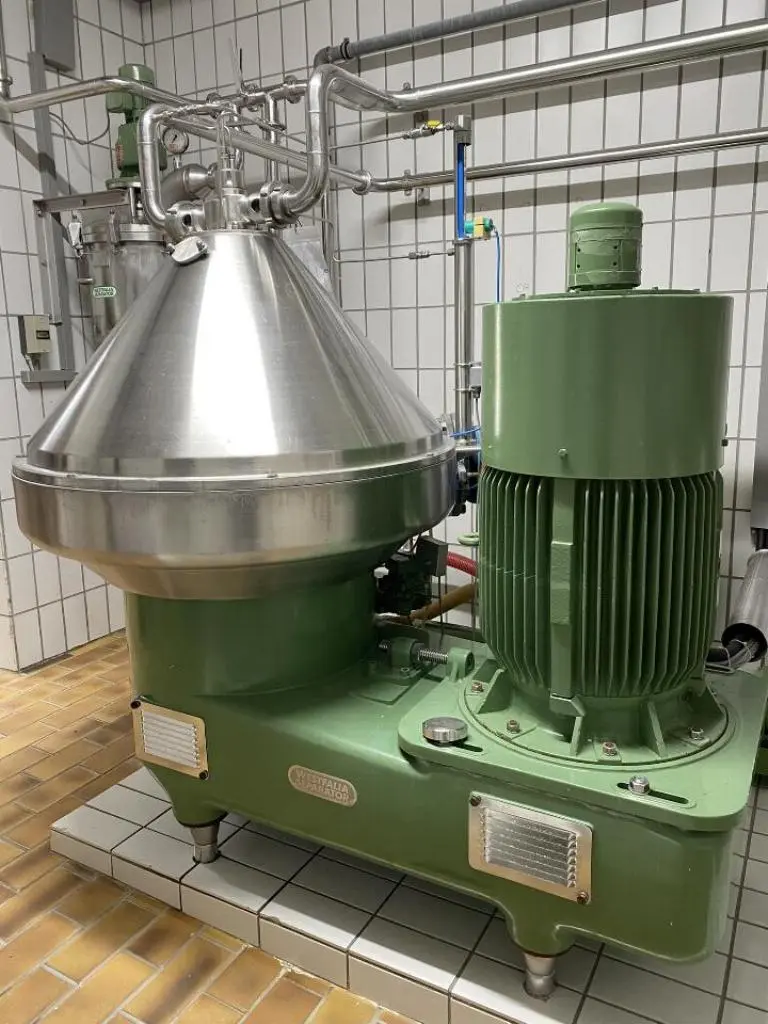 Westfalia SA 100-36-777 self-thinking clarifier centrifuge, 316SS.