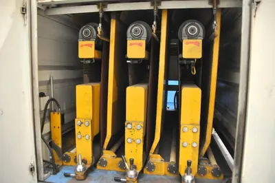 USED LVD TMSB 800 MM 3 GRINDING BELTS