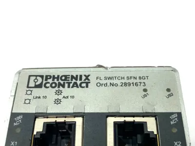 Used Phoenix Contact Industrial Ethernet Switch RJ45 Ports 2891673 Network Switches Michigan US | Maverick Industrial Sales #1390943