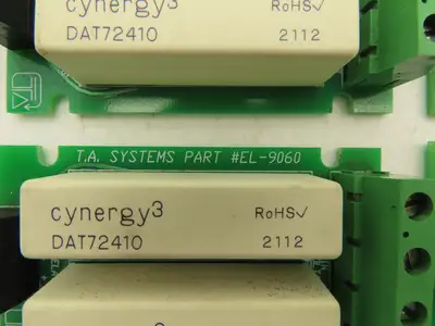T.A. Systems EL-9060 Sonic High Voltage Relay 24V Coil Lot of 10