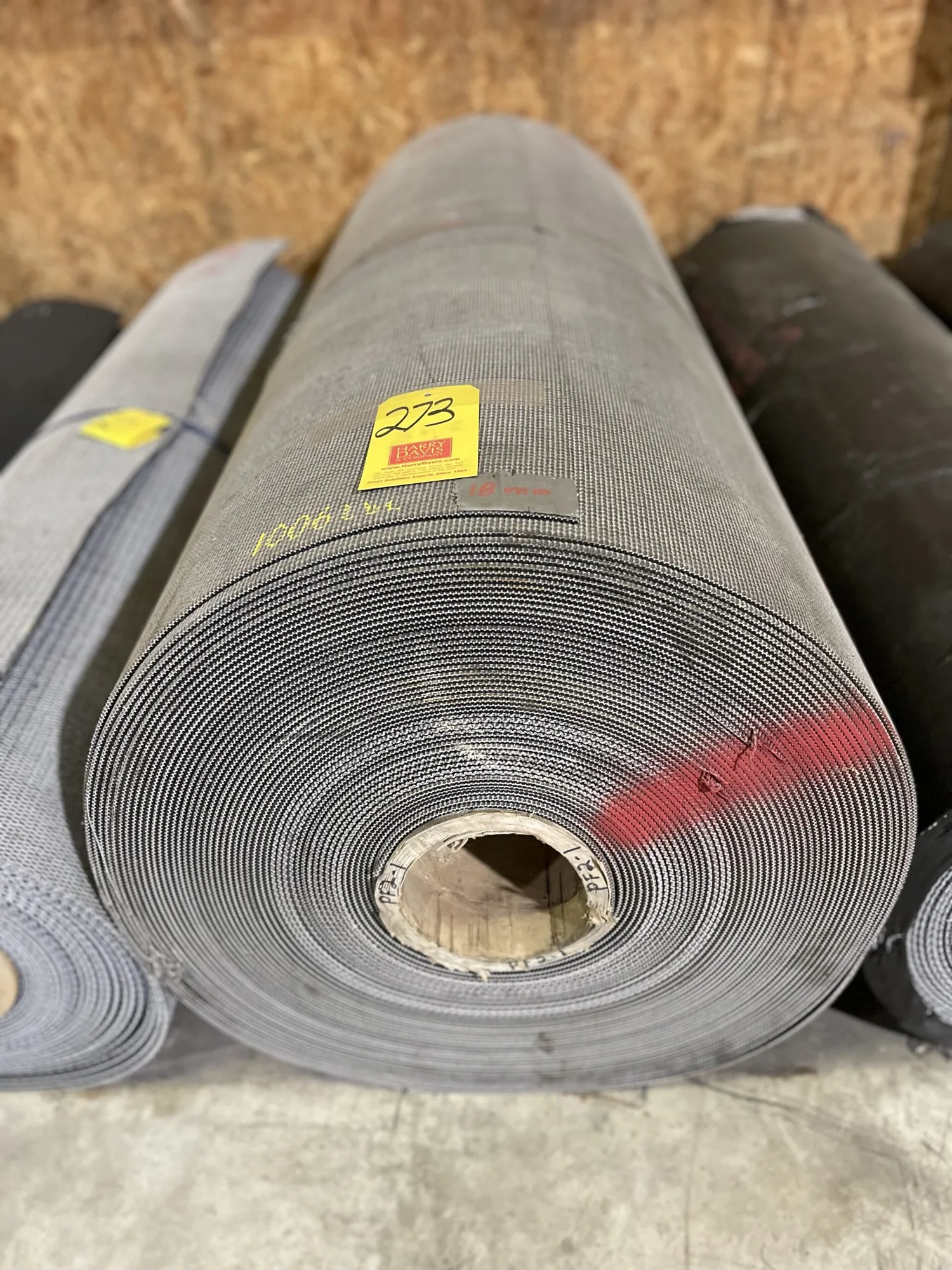 59.5” Rough Top PVC woven Conveyor Belt 4mm x 222′