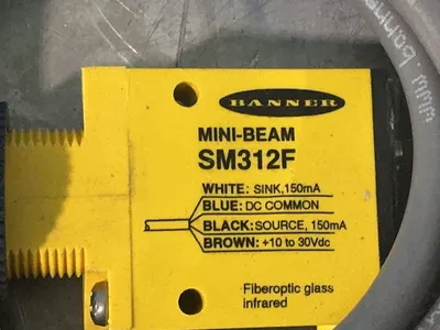 Used BANNER SM312F Photoelectric Sensors Ohio US | HGR 24 #1301569