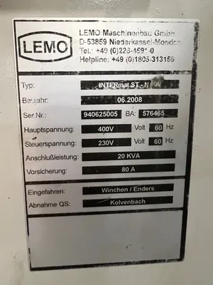 Used 2008 LEMO INTERMAT ST-N 600 HIGH SPEED AUTOMATIC WICKETER Bag Machines New York US | Mark One Machinery #1326563