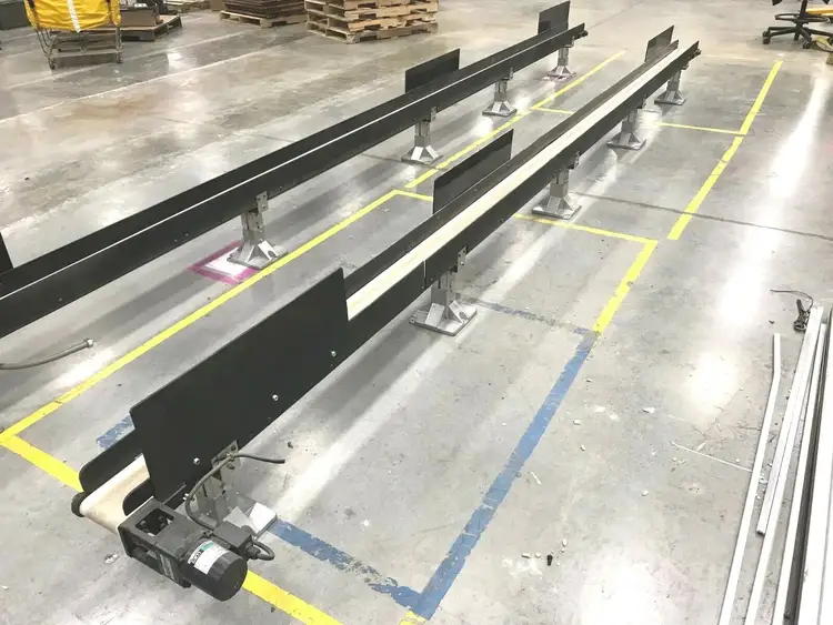 Used Oriental Motor 18 foot X 6" (5-3/4" belt) Conveyer Belt Conveyors Michigan US | Maverick Industrial Sales #1401339