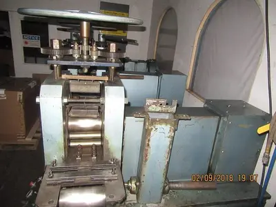 N Ferrara 4 High 5″ x 8″ Precision Power Finishing Rolling Mill for Flat Stock